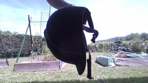bombe noir à strass