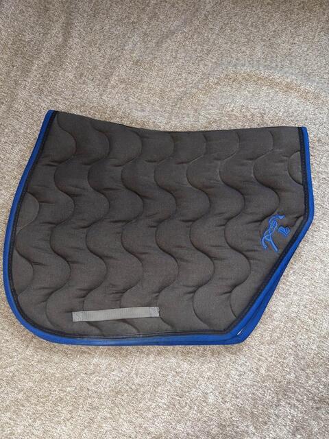 Tapis Pénélope gris et bleu