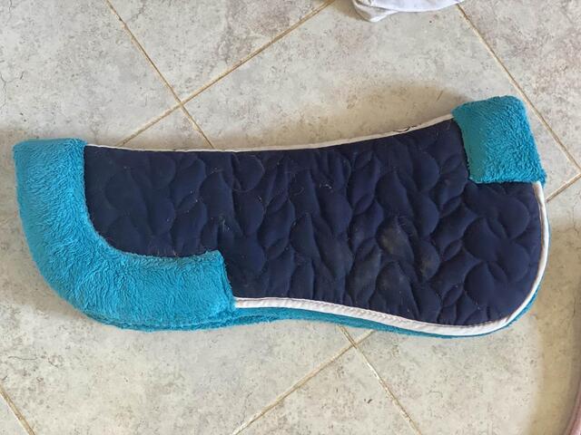 ensemble tapis bleu et amortisseur fougenza
