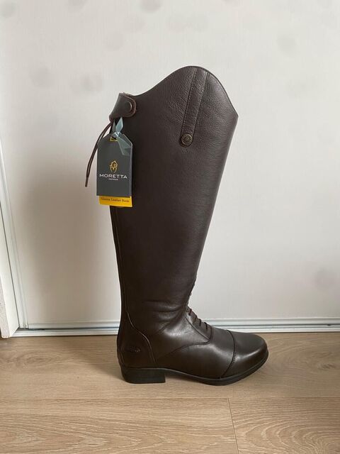 Bottes Gianna Moretta cuir brun
