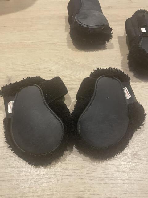 Guêtres + Protège-boulets moutons noir - Taille poney - Marque Norton
