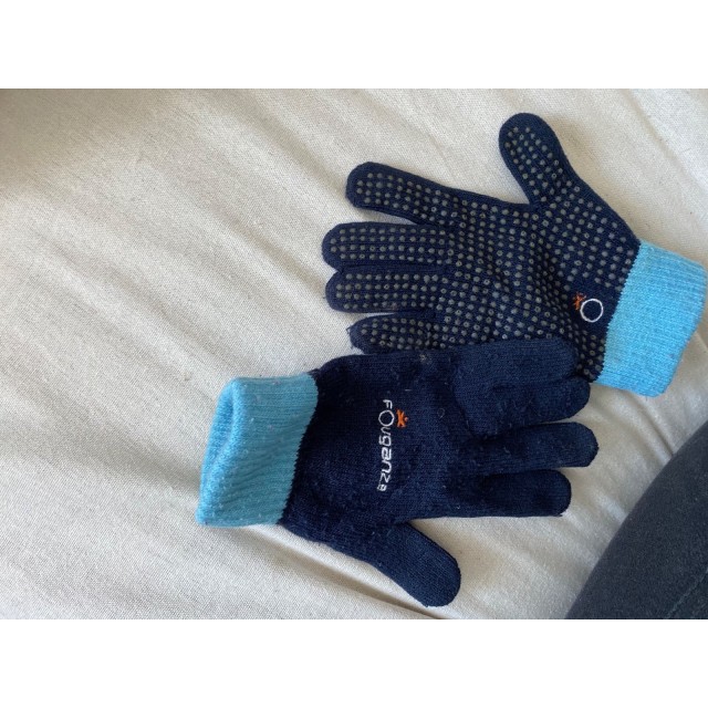 gants neuf bleu agrippants