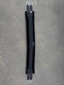 sangle mouton / fourrure noire neuve