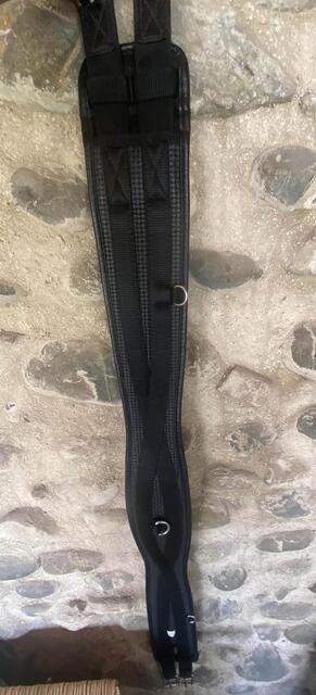 sangle T de T noire synthétique 125 cm