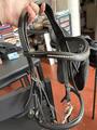 filet fouganza 580 - noseband amovible + rênes