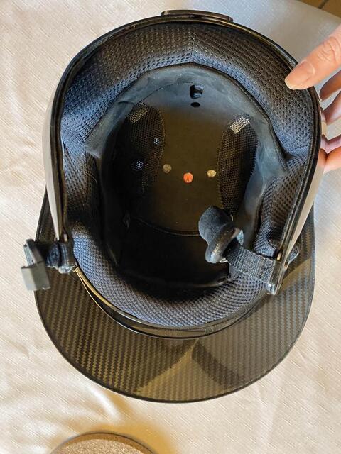 Casque gravity XP brillant Naca + visière XL carbone