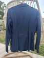 Veste de concours équiline bleu marine strass et flowers