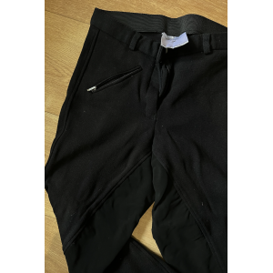 Pantalon noir fond de peau Pfiff 36 neuf avec étiquette