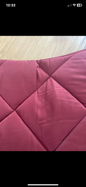 tapis d’équitation kramer bordeaux