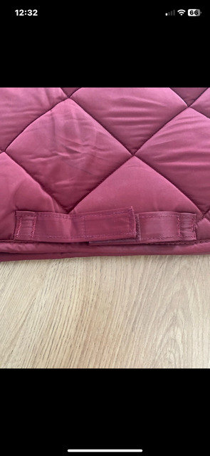 tapis d’équitation kramer bordeaux