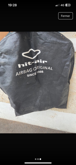 Air bag hit air
