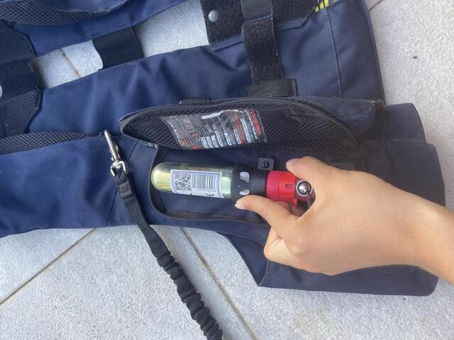 Air bag hit air