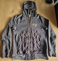 Veste mi-saison grise et marron
