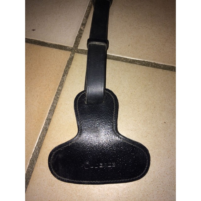 Croupière en cuir taille poney