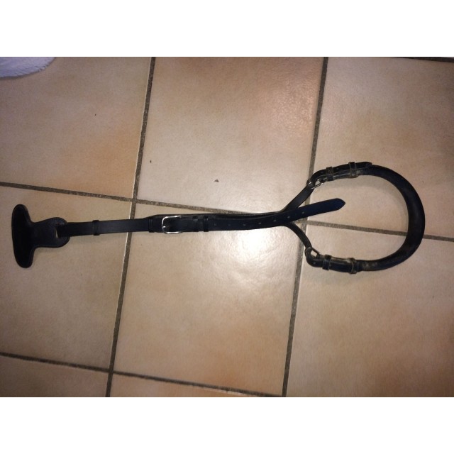 Croupière en cuir taille poney