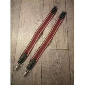 Elastique collier de chasse rouge bordeaux