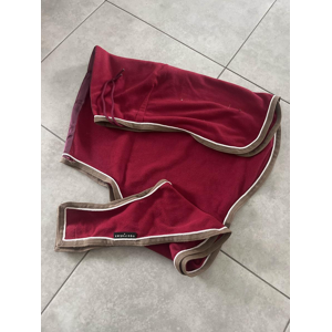 couvre rein polaire rouge équitheme