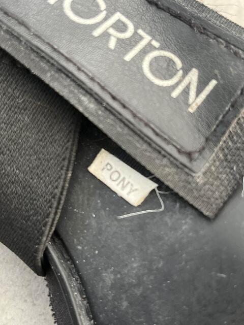 guêtres noir Norton poney