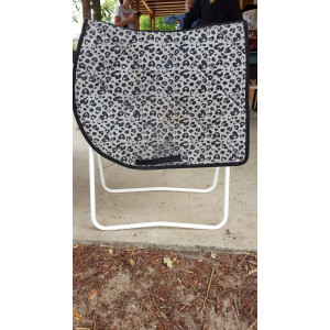 Tapis Colhorse léopard noir et gris