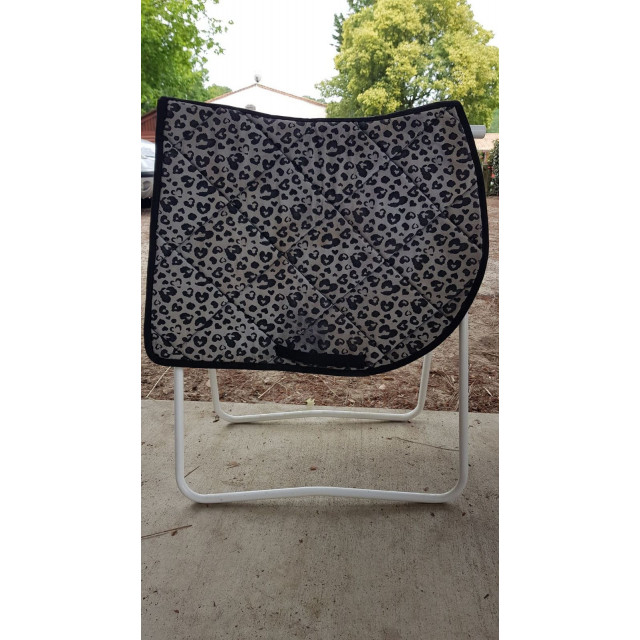 Tapis Colhorse léopard noir et gris