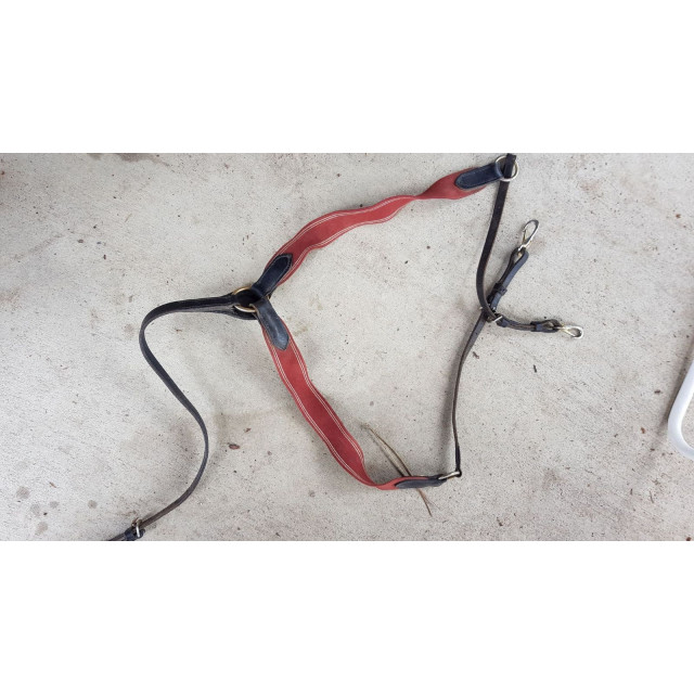 Collier de chasse Bordeaux/Noir Taille COB
