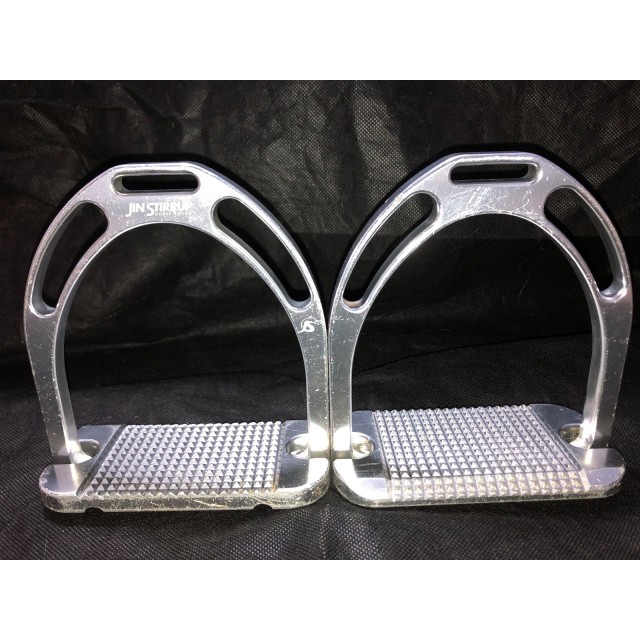 Étrier Jin Stirrup gris aluminium