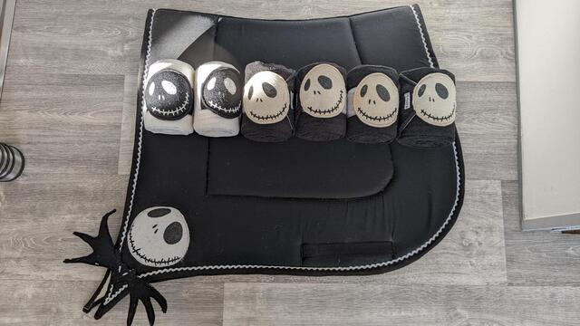 Lot tapis + 6 bandes, faits main