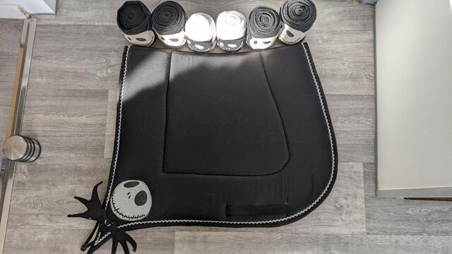 Lot tapis + 6 bandes, faits main