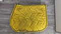Ensemble tapis + bandes de polo Equithème - Jaune - Full