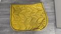 Ensemble tapis + bandes de polo Equithème - Jaune - Full