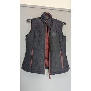 Blouson sans manche Tanha- bleu marine et bordeaux - M
