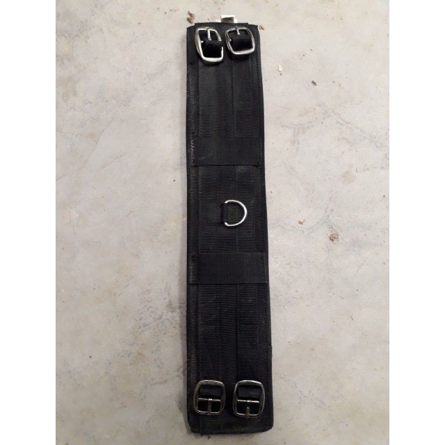 Sangle courte néoprène noire 50 cm