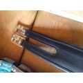 SANGLE CUIR NOIR ANATOMIQUE élastique 1 coté