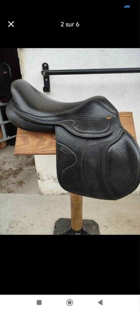 Selle mixte Éric Thomas 17’5 brune