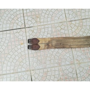 Sangle coton et cuir