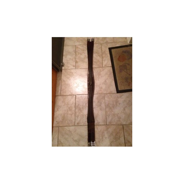 Sangle en cuir brun 120