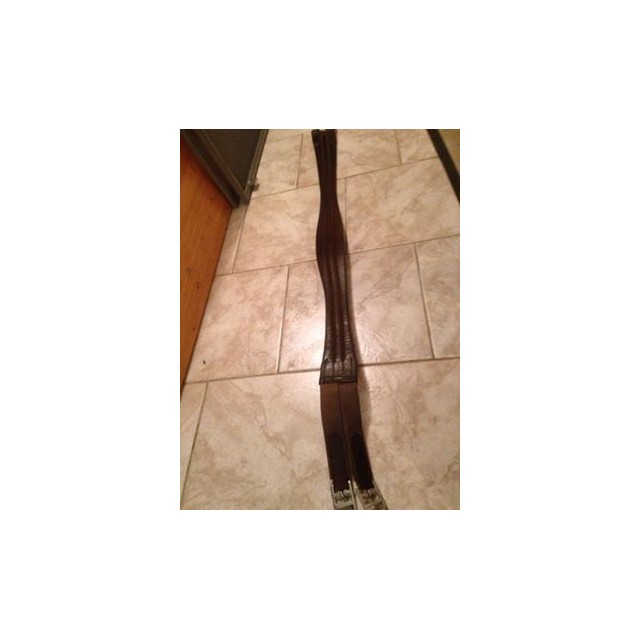 Sangle en cuir brun 120