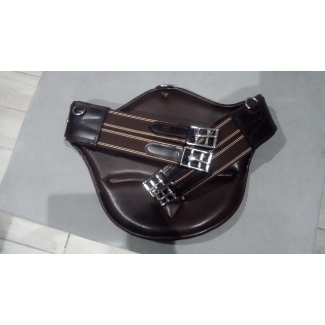 Sangle bavette marron neuve