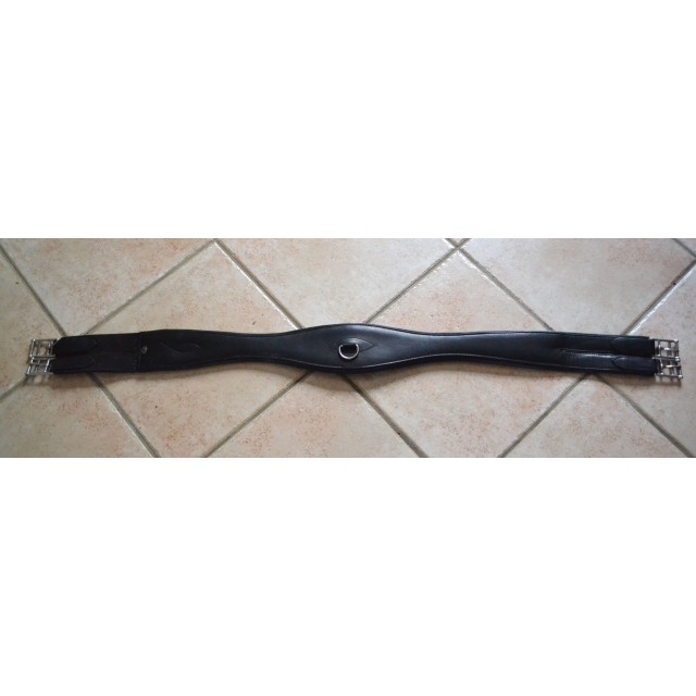 Sangle cuir noir t 115 cm Nicolas touzaint