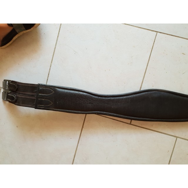 Sangle romeo cuir marron