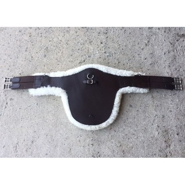 Bavette cuir avec mouton synthétique