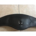 Sangle bates cuir noir taille 125cm