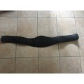 Sangle bates cuir noir taille 125cm