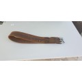 Sangle Belstar en synthétique marron, taille 115cm