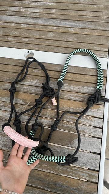 lot de 2 licols éthologiques \ 1 taille cob & 1 taille cheval