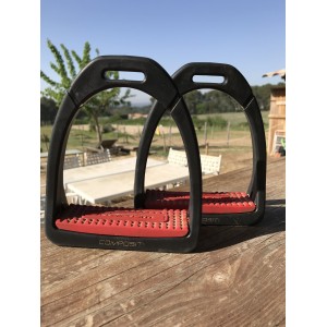 Étriers compositi rouges