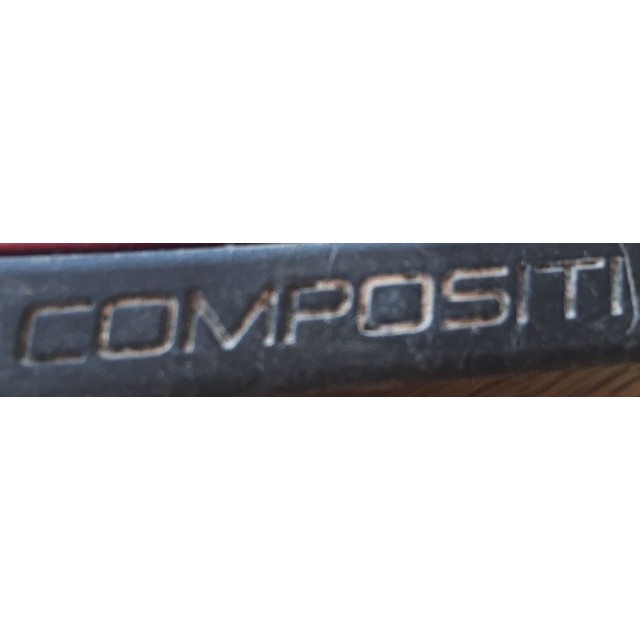 Étrier composit noir/plateforme rouge