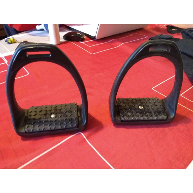 Etriers Compositi reflex noirs Adulte