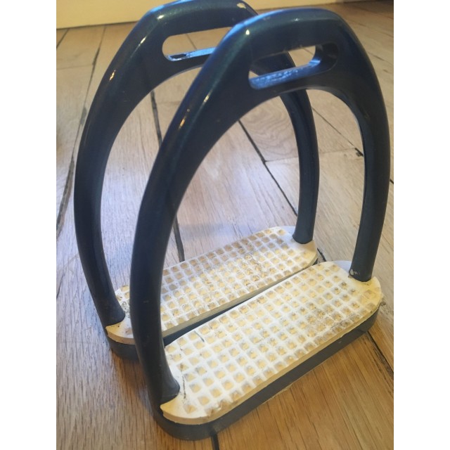 étriers bleu électrique