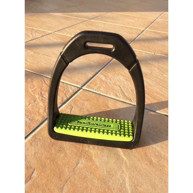 Etrier compositi premium noir / plancher vert